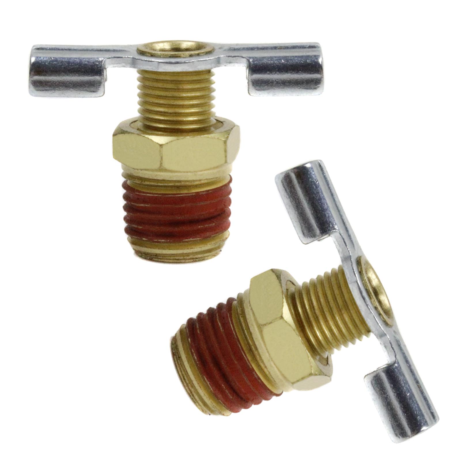 2 Pack 132 ROLAIR 1/4" Air Compressor Drain Valve 1/4" NPT Tank Petcock eBay